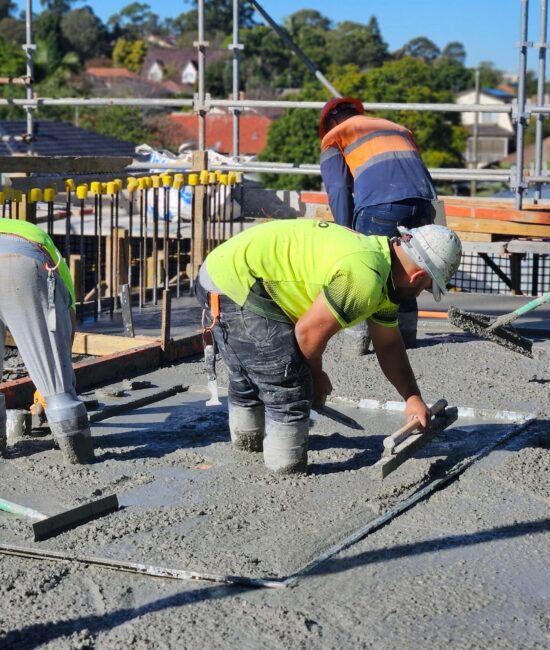 Rapid rebates - step 3 pouring the concrete